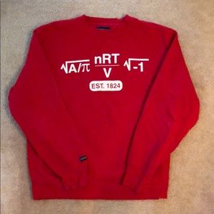 RPI Math Equations crew neck sweatshirt